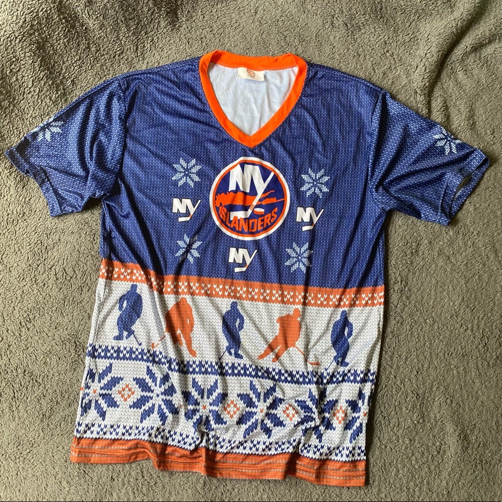 Ugly sweater hockey jersey